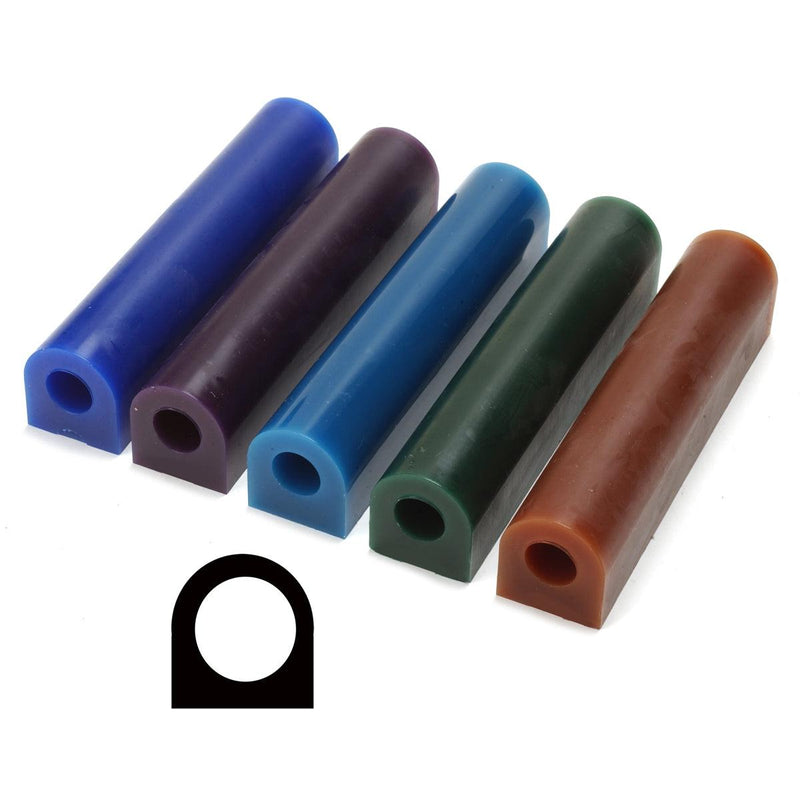 Ferris File-A-Wax Ring Tube T-200 1-5/16"H X 1-3/16"W Flat Top With Off-Center Hole - Otto Frei