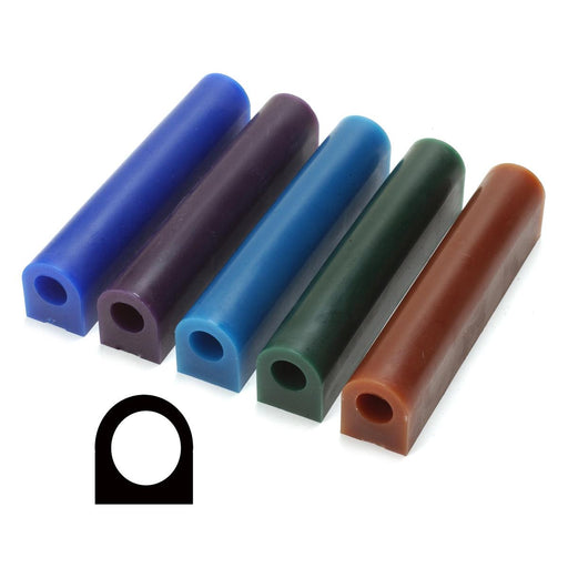 Ferris File-A-Wax Ring Tube T-250 1-1/8"H X 1-1/8"W Flat Top With Off-Center Hole - Otto Frei