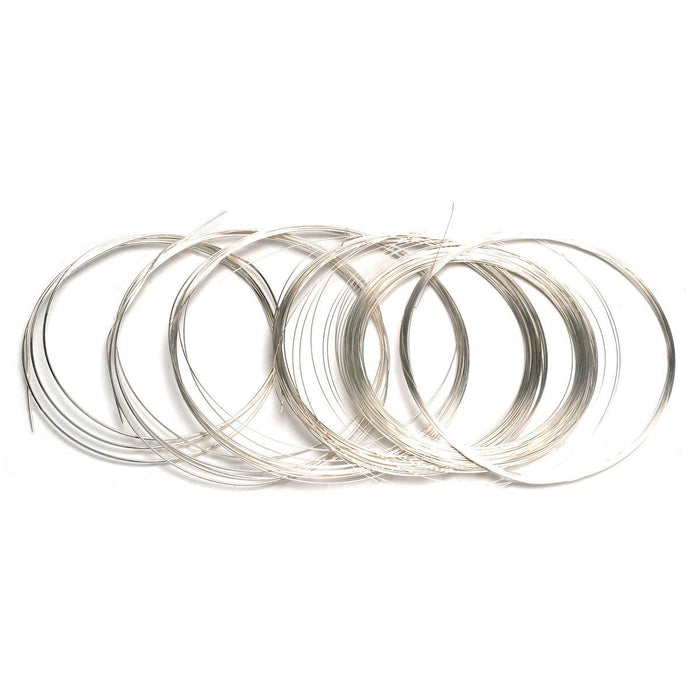 Fine Silver Round Wire 1 Ounce Coils-16 to 30 Gauge - Otto Frei