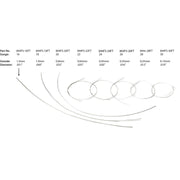 Fine Silver Round Wire - Half Hard - Sold in 12" Lengths - Otto Frei