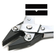 Flat Nose Grooved Serrated Jaws Parallel Pliers 140mm (5-1/2") With Spring - Otto Frei