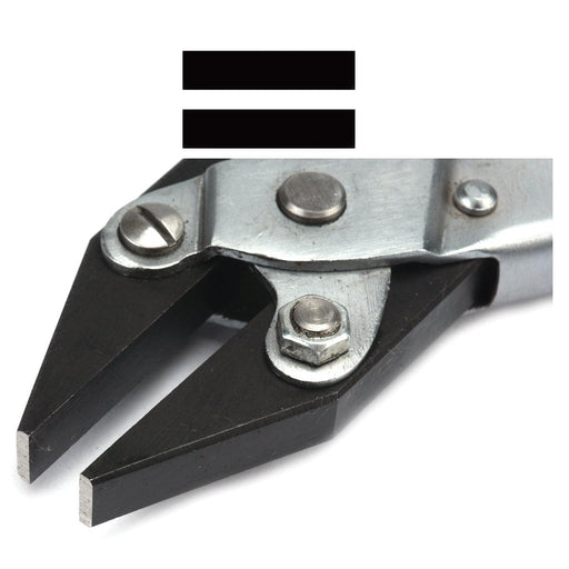 Flat Nose Smooth Jaw Parallel Pliers 140mm (5-1/2") With Spring - Otto Frei