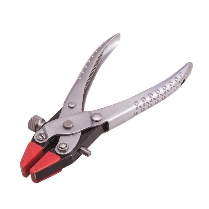 Flat Nose Smooth Nylon Jaw Parallel Pliers with Locking Screw - Otto Frei
