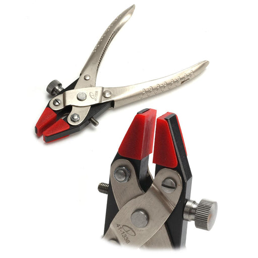 Flat Nose Smooth Nylon Jaw Parallel Pliers with Locking Screw - Otto Frei