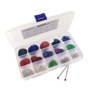 Foredom AK11986M 92 Piece Unmounted Radial Disc Assortment - Otto Frei