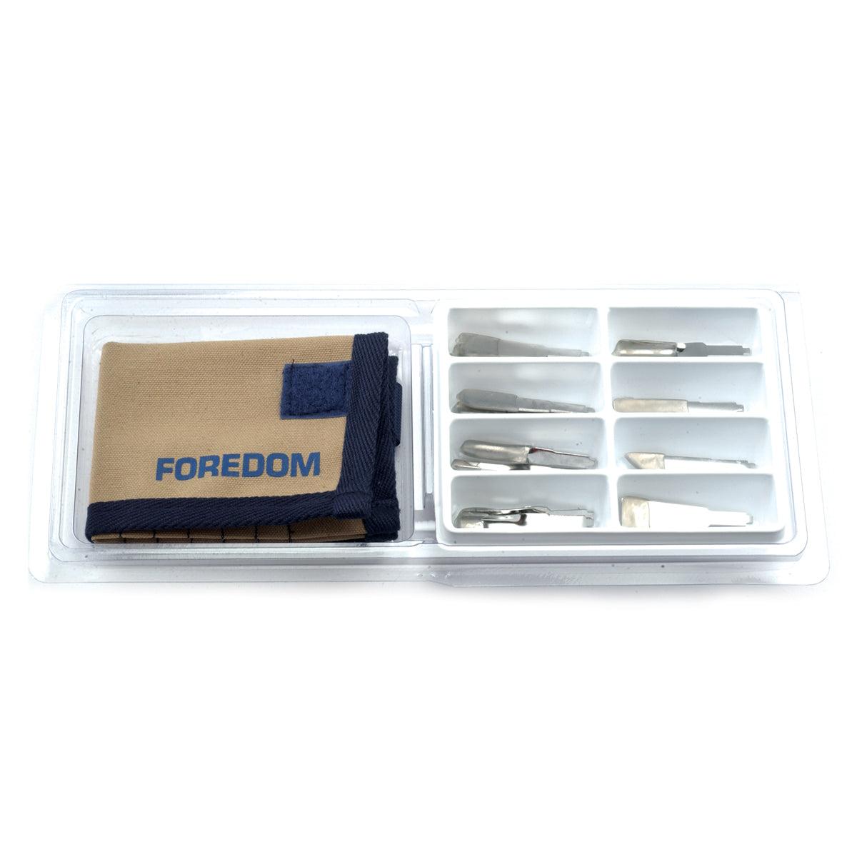 Foredom AK510 12-Piece Chisel Set with Canvas Pouch | Foredom — Otto Frei