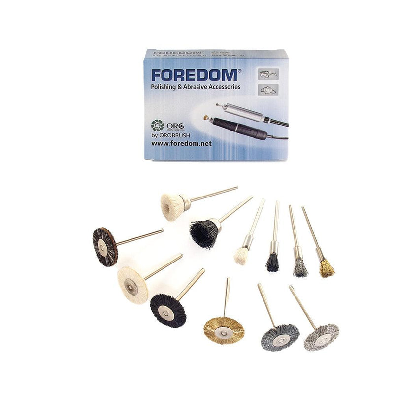 Foredom AK51376 12 Piece Brush Assortment - Otto Frei