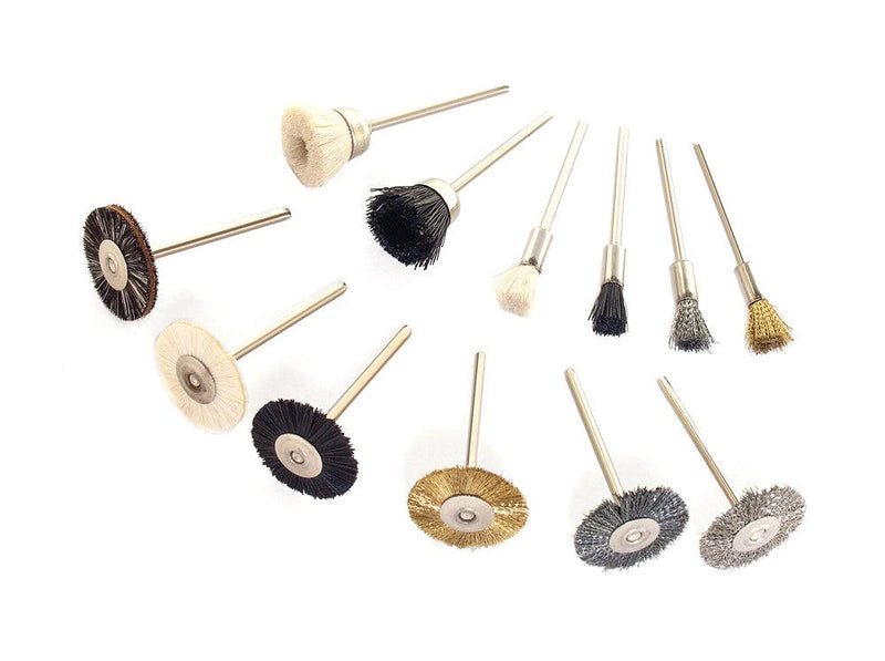 Foredom AK51376B 12 Piece Mounted Brush Assortment in Acrylic Box - Otto Frei