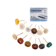 Foredom AK52212 12-Piece Mounted Polisher Assortment - Otto Frei