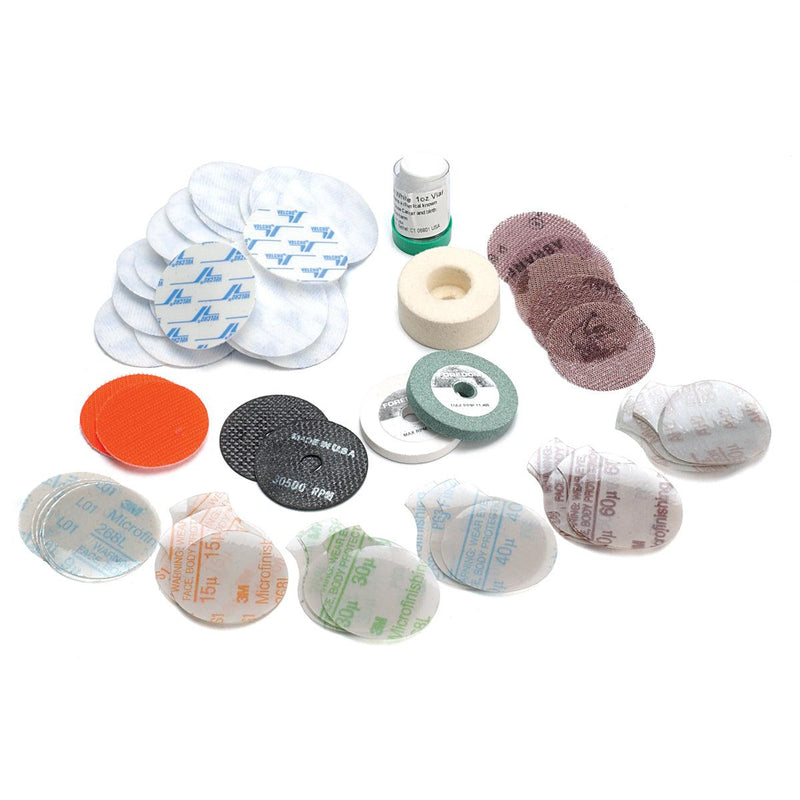 Foredom AK6905 Metal Working Kit, 38 Piece- For Angle Grinder - Otto Frei