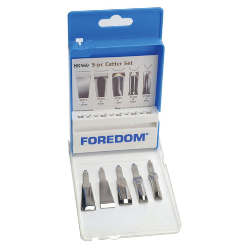Foredom AKHK560 Five Piece Chisel Cutter Set - Otto Frei