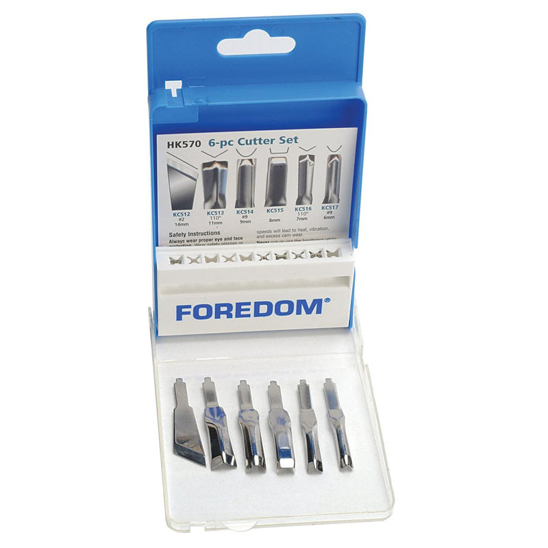 Foredom AKHK570 Six Piece Chisel Cutter Set - Otto Frei