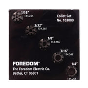 Foredom Collets for H.25,  H.25H, H.35 & H.35SJ Collet Style Handpieces - Otto Frei