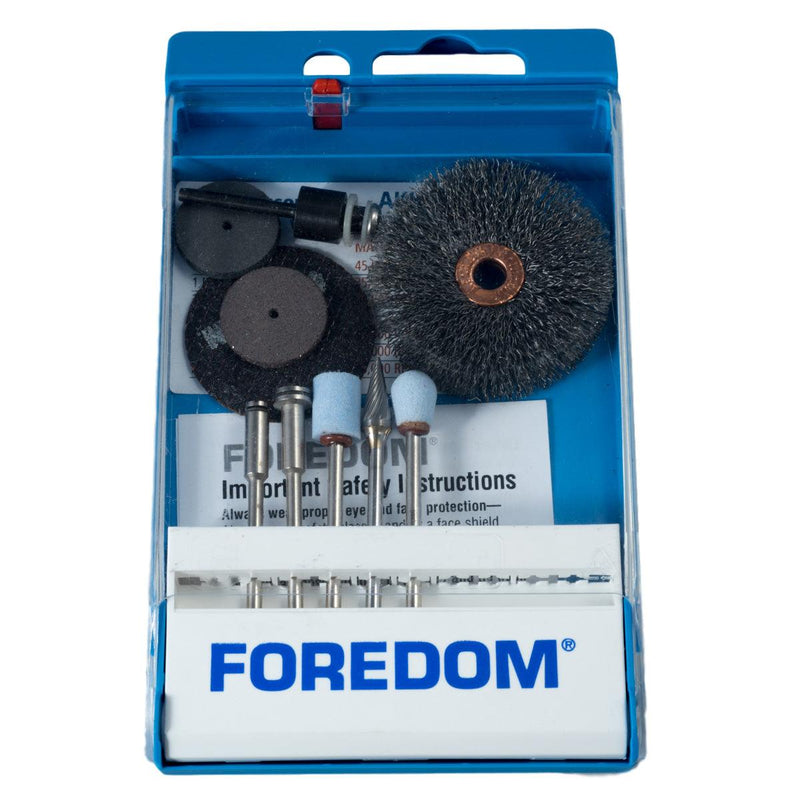 Foredom HK25 10 Piece 1/8" Shank Diameter Accessory Kit - Otto Frei