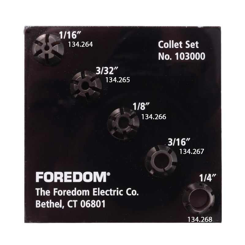 Foredom HP103000 Set of 5 Collets for Foredom H.25 and H.35 Handpieces - Otto Frei