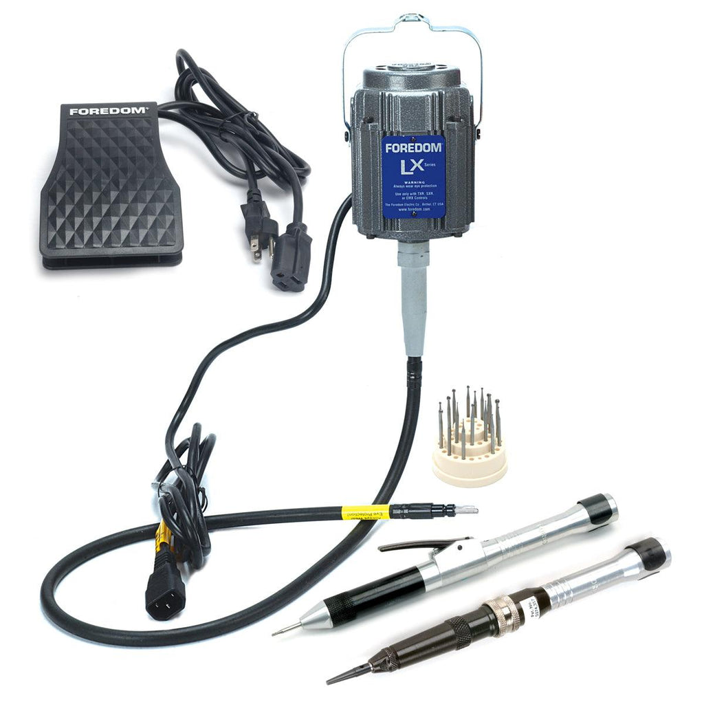 Foredom K.2245 Deluxe Stone Setting Kit with Two Handpieces — Otto