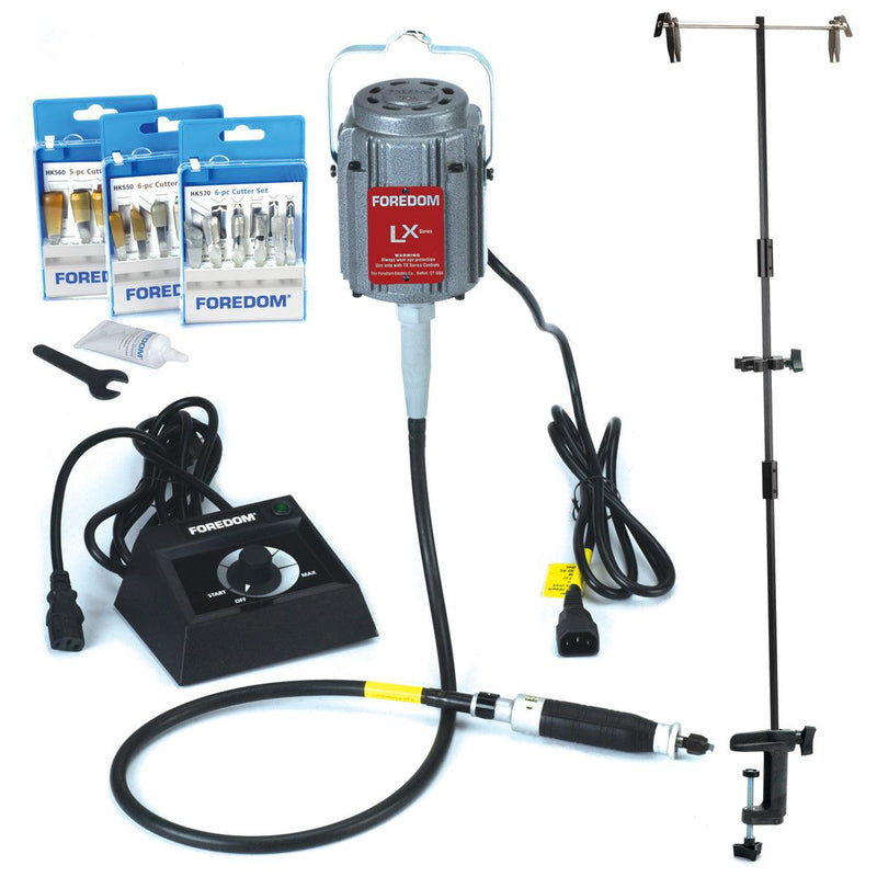 Foredom K.2253-2 Chisel Carving Kit with Hanger - 230V - Otto Frei