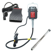 Foredom LX 230V flex shaft motor with C.TXR-22CE foot control, CE plug, and H.8D handpiece