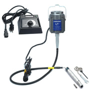 Foredom LX 115V flex shaft motor with C.EMX-1 table top dial control, and H.28 handpiece