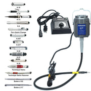 Foredom LX 115V flex shaft motor with C.EMX-1 table top dial control and choice of fourteen handpieces