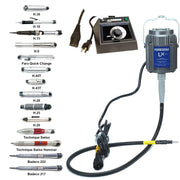 Foredom LX 115V flex shaft motor with C.EMXF-1 dual speed dial control and choice of handpiece