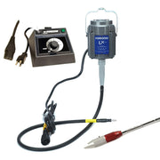 Foredom LX 115V flex shaft motor with C.EMXF-1 dual speed dial control, Technique Swiss duplex spring handpiece