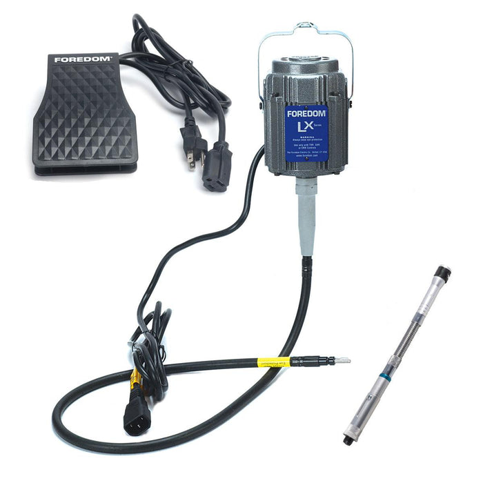 Foredom LX Motor with C.TXR, With Duplex Spring Handpiece - Otto Frei