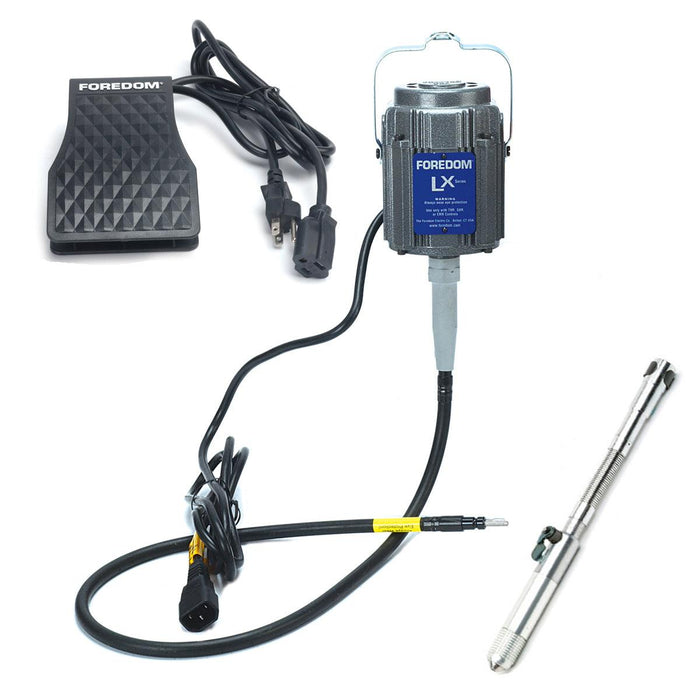 Foredom LX Motor with C.TXR, With Duplex Spring Handpiece - Otto Frei