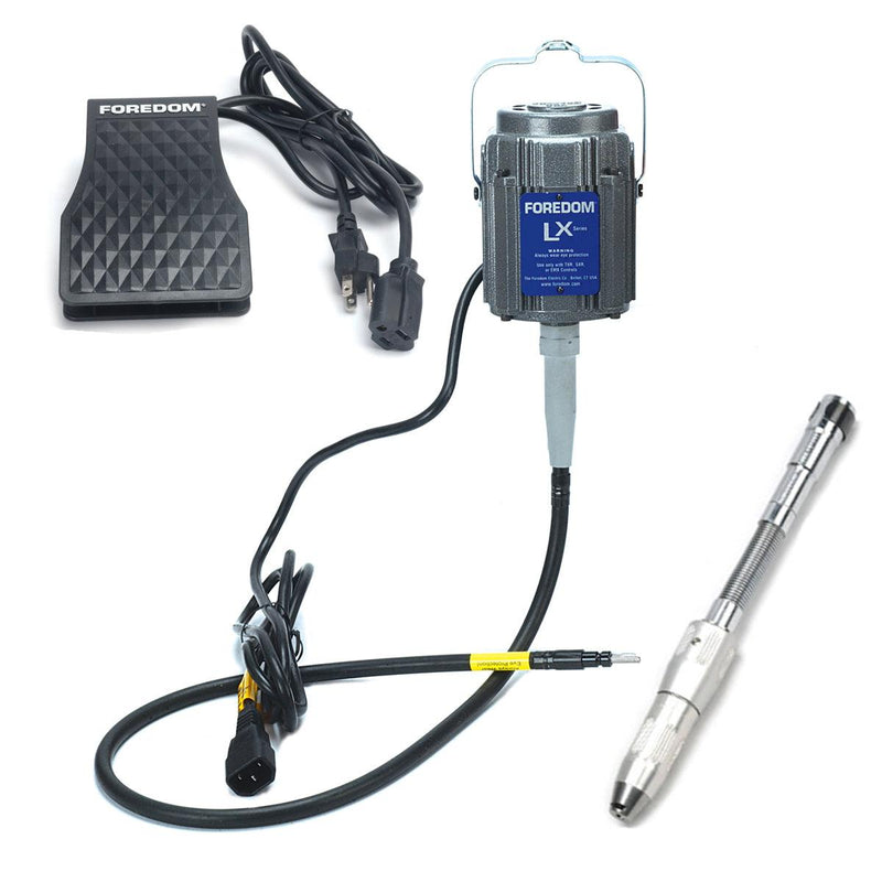 Foredom LX Motor with C.TXR, With Duplex Spring Handpiece - Otto Frei
