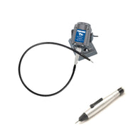 Foredom M.TXM bench motor with built-in dial control, and H.20 handpiece