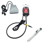 Foredom SR 230V flex shaft motor with C.SCH-2 cast iron foot control, and Faro Quick Change handpiece