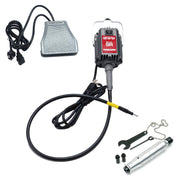 Foredom SR 230V flex shaft motor with C.SCH-2 cast iron foot control, and H.44T handpiece