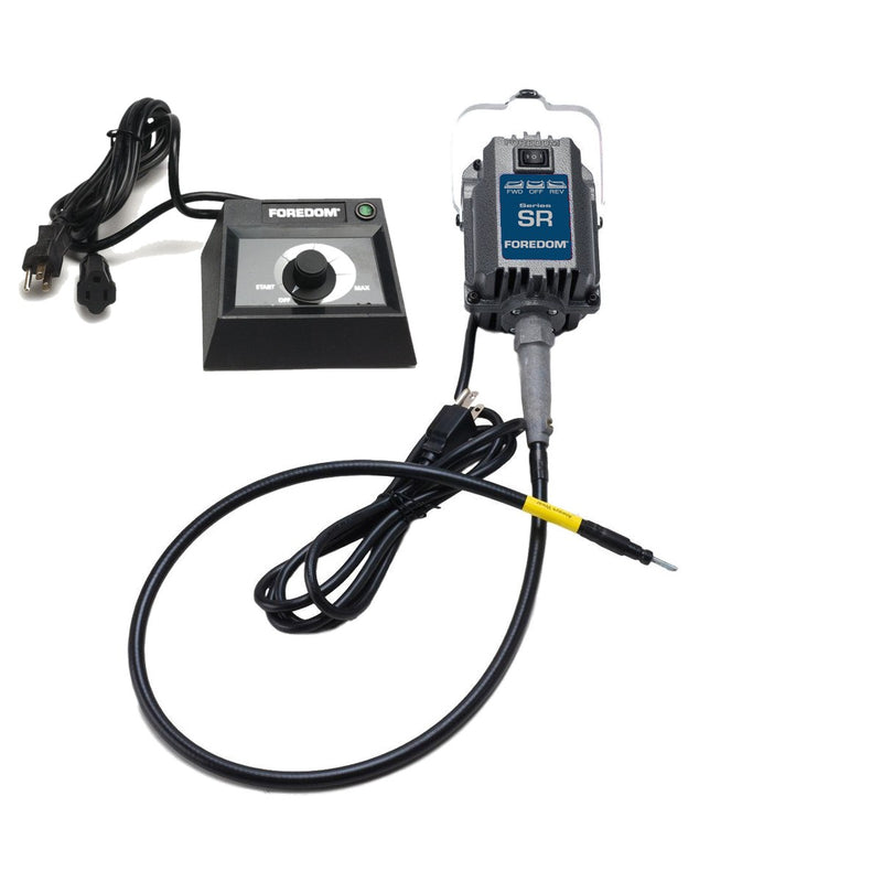 Foredom SR 115V flex shaft motor with C.EM-1 table top dial control, motor and control only, no handpiece