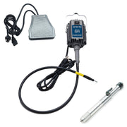 Foredom SR 115V flex shaft motor with C.SCT-1 cast iron foot control, and Faro Quick Change handpiece