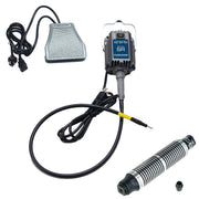 Foredom SR 115V flex shaft motor with C.SCT-1 cast iron foot control, and H.25 handpiece