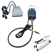 Foredom SR 115V flex shaft motor with C.SCT-1 cast iron foot control, and H.44T handpiece
