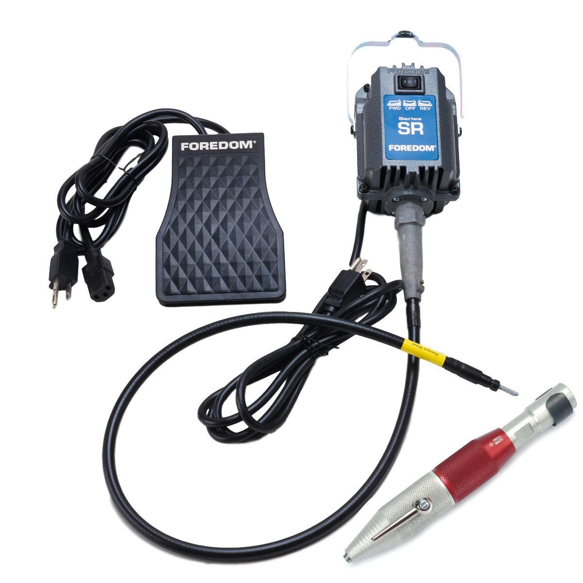 Foredom M.SR Hang-up Motor, C.FTC-1 Foot Control and Choice