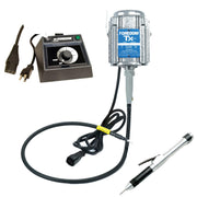 Foredom TX 115V flex shaft motor with C.EMXF-1 dual speed range dial control, and H.18 handpiece