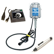 Foredom TX 115V flex shaft motor with C.EMXF-1 dual speed range dial control, and H.20 handpiece