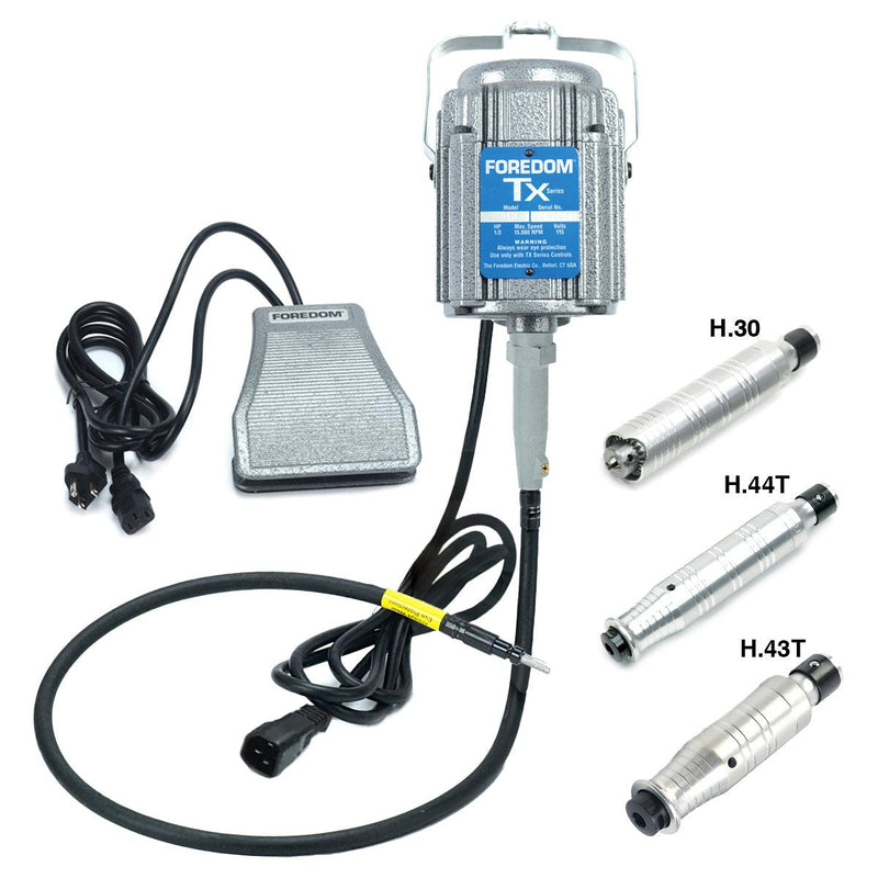 Foredom TX Motor, SXR Metal foot Control & Choice of HP - Otto Frei