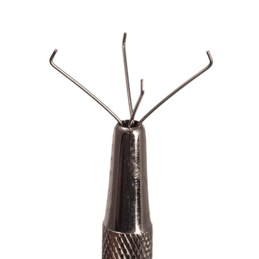 Four-Prong 4-3/4" Stone Holder Tweezers - Otto Frei