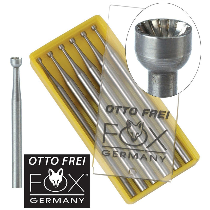 Fox Fig. 77B Cup Burs .90mm-2.90mm - Otto Frei
