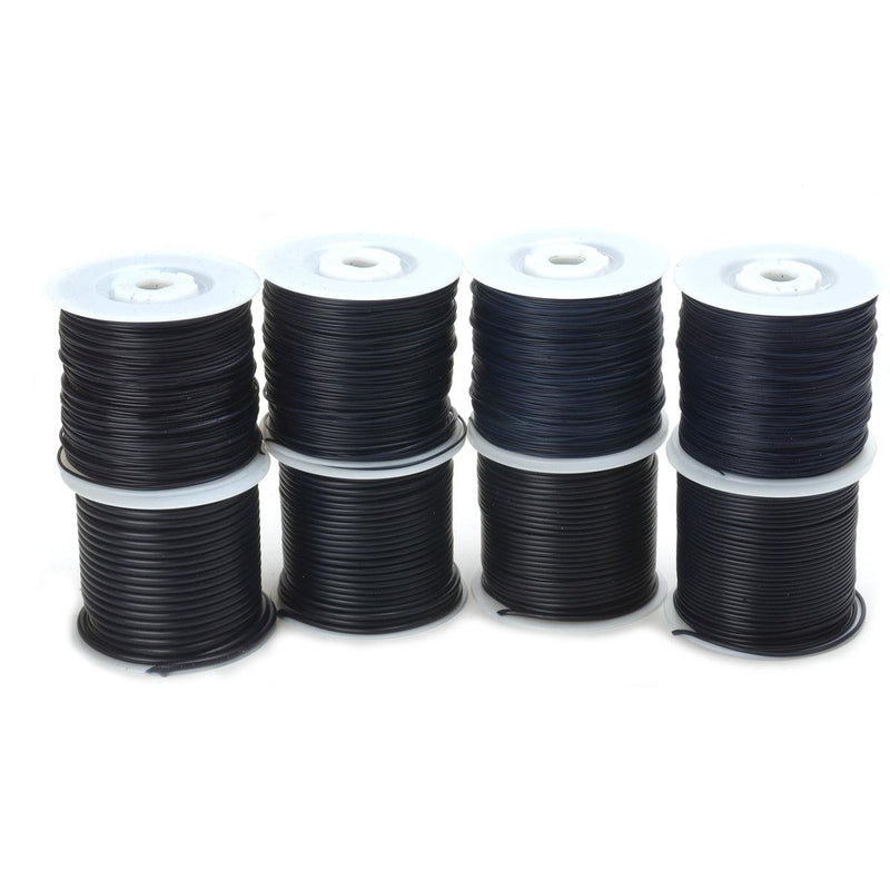 Freeman Dark Blue Round Wax Wires-6 Ga. to 20 Ga.- 1/2-Lb Spools - Otto Frei