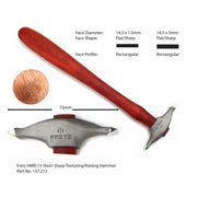 Fretz HMR-13 Short Sharp Texturing/Raising Hammer - Otto Frei