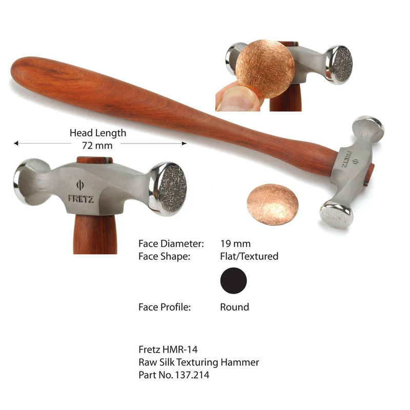 Fretz HMR-14 Raw Silk Texturing Hammer - Otto Frei