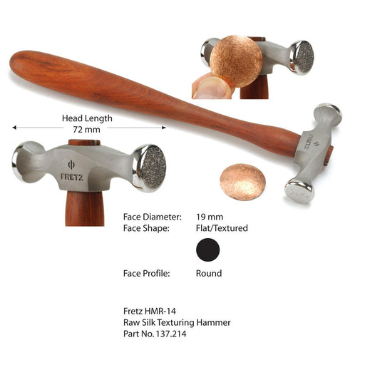 Fretz HMR-14 Raw Silk Texturing Hammer - Otto Frei