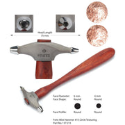 Fretz HMR-15 Circle Texturing Hammer - Otto Frei