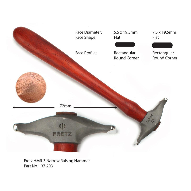 Fretz HMR-3 Narrow Raising Hammer - Otto Frei