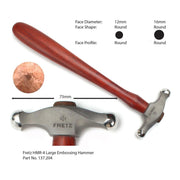 Fretz HMR-4 Large Embossing Hammer - Otto Frei