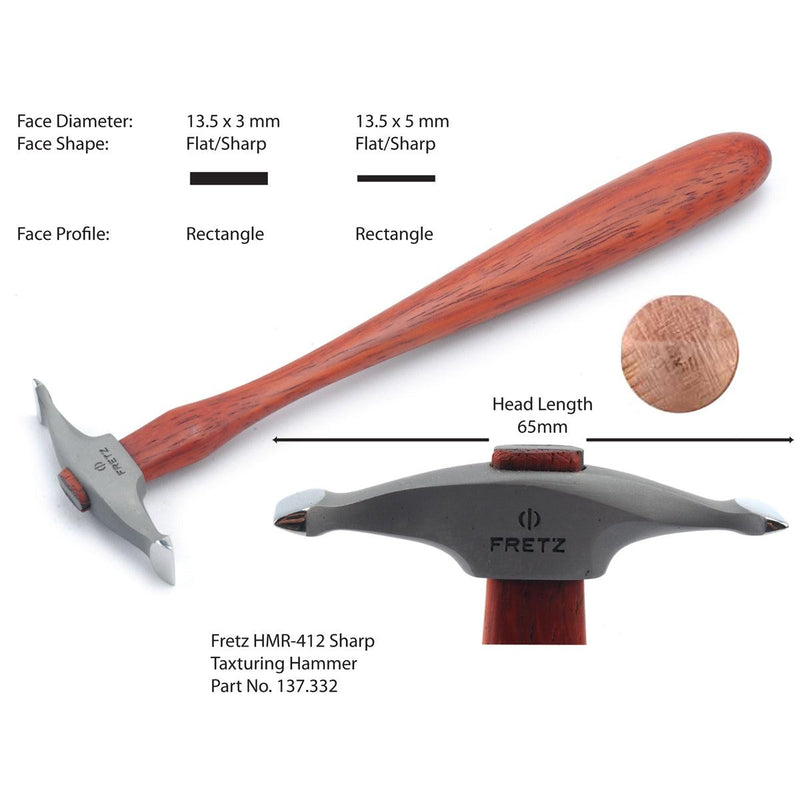 Fretz HMR-412 PrecisionSmith Sharp Texturing Hammer - Otto Frei